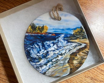 Little Presque Isle ornament Marquette Mi