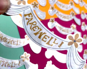 It’s A Small World “Farewell” Sticker