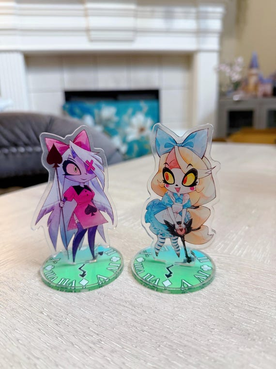 Hazbin Hotel Vaggie and Charlie Morningstar Acrylic Standee Set