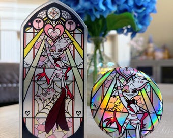 ハズビンホテル エンジェルダスト アクリルスタンドセット - ローズウィンドウ