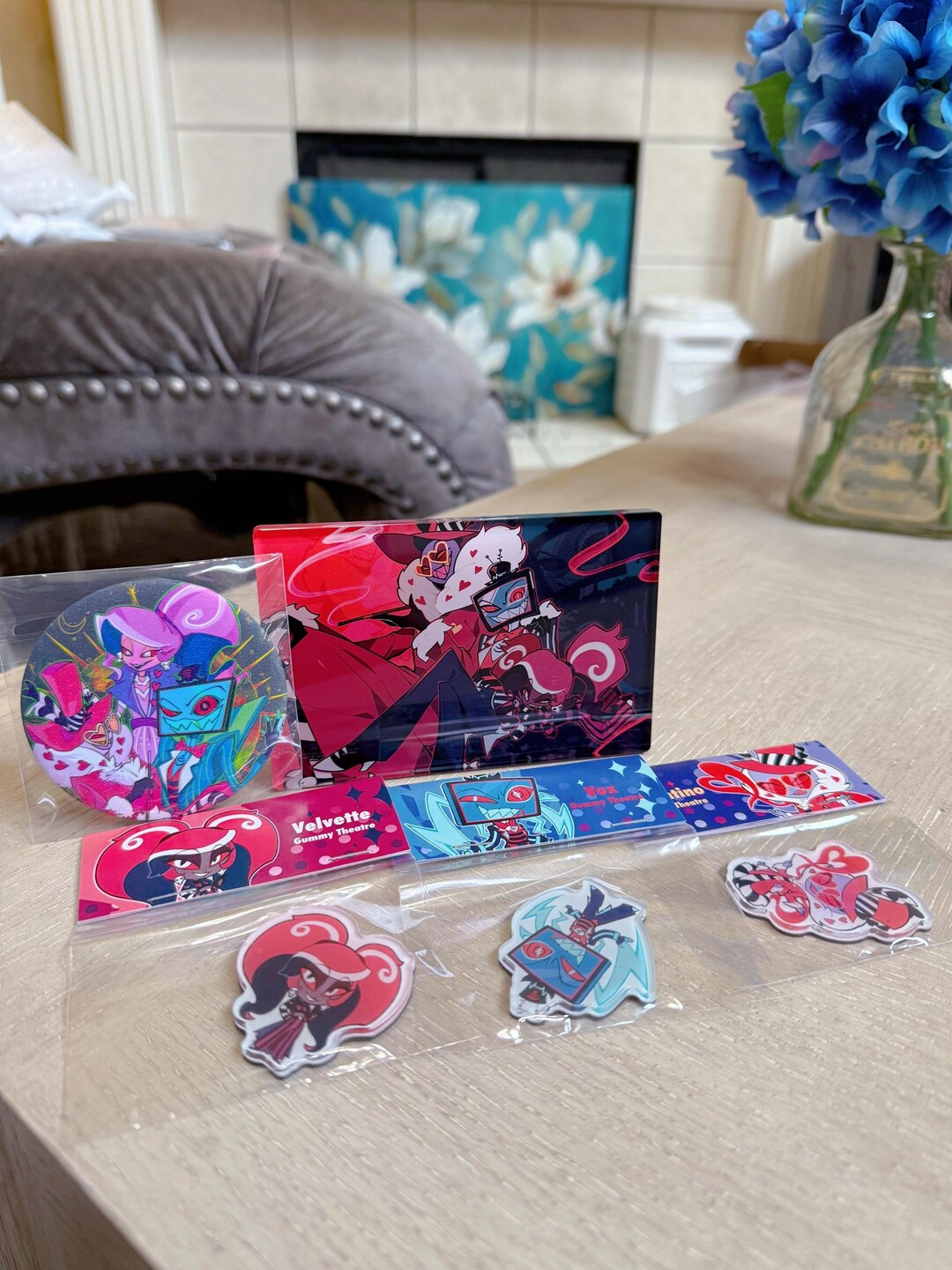 Hazbin Hotel the Vees Acrylic Standee Set - Etsy