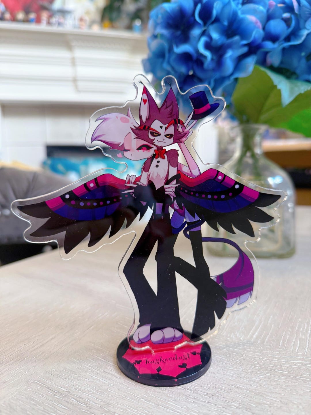 Hazbin Hotel Angel Dust and Husk Acrylic Stand - Huskerdust - Etsy