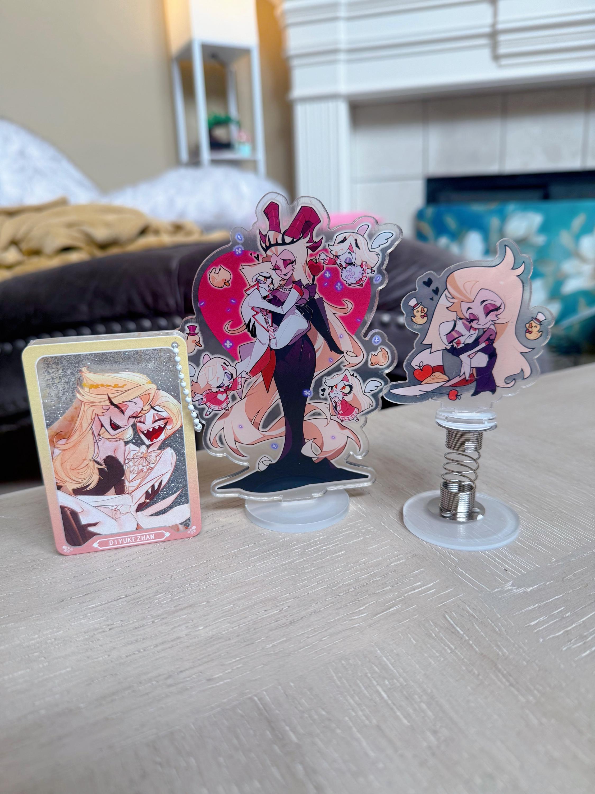 Hazbin Hotel Lilith and Lucifer Morningstar Acrylic Standee Set - Etsy