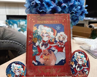 ハズビンホテル ルシファー モーニングスター バッジセット - クリスマスの乾杯