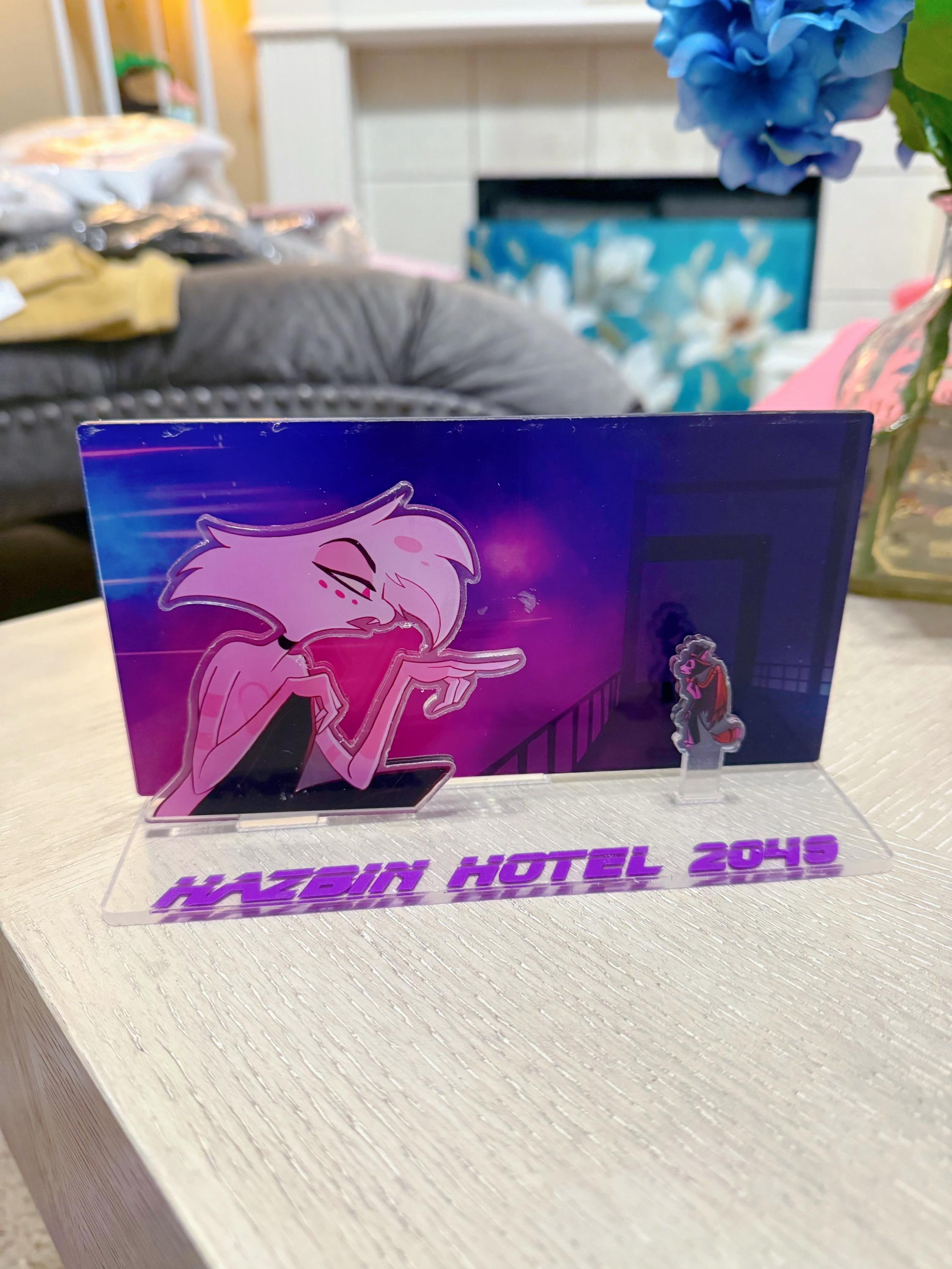 Hazbin Hotel Angel Dust Acrylic Standee - 2049 - Etsy