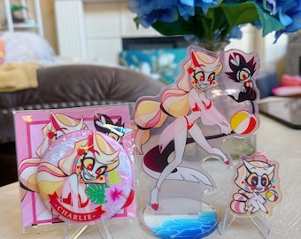 ハズビンホテル チャーリー・モーニングスター アクリルスタンドセット - ビーチファン