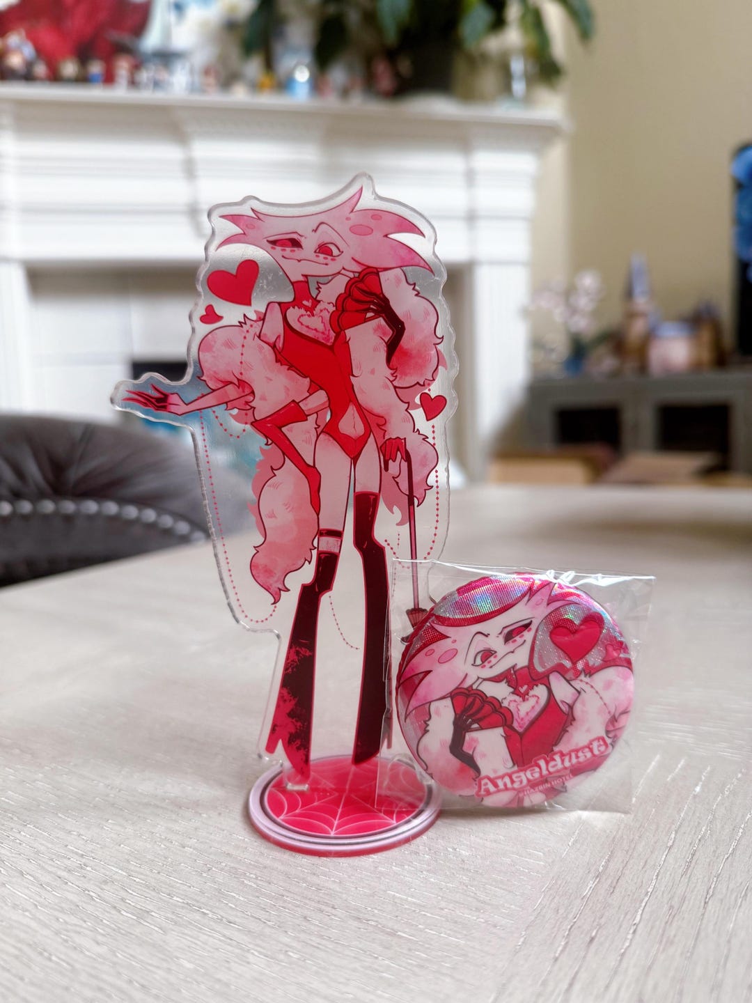 Hazbin Hotel Angel Dust Burlesque Acrylic Standee - Etsy