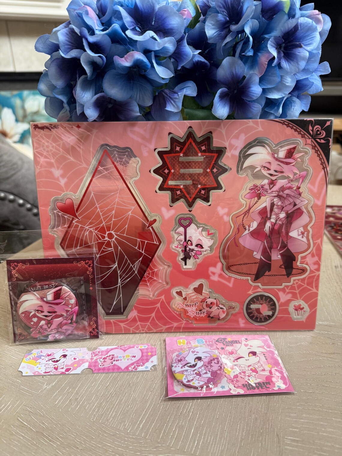 Hazbin Hotel Angel Dust Acrylic Standee Set - Etsy