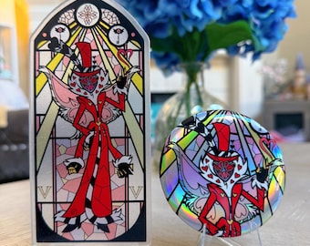 ハズビン ホテル ヴァレンティノ アクリル スタンディ セット - ローズ ウィンドウ