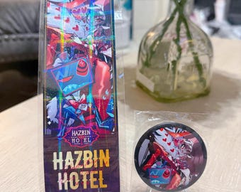 Hazbin Hotel The Vees badge/ button set