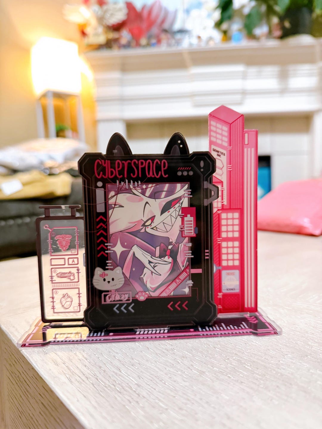 Hazbin Hotel Angel Dust Acrylic Standee /photo Frame - Dark - Etsy