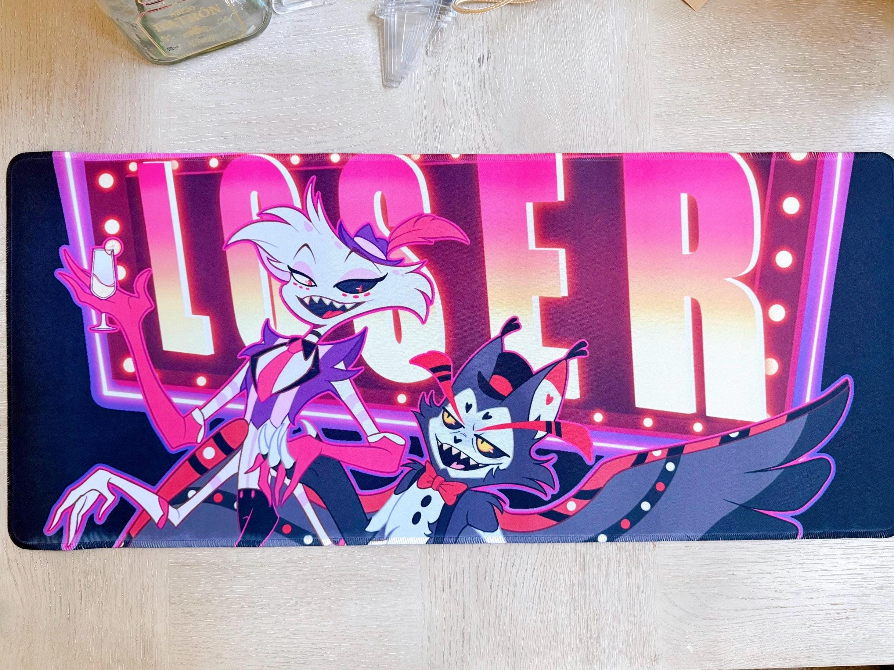 Hazbin Hotel Angel Dust & Husk XL Limited Edition Playmat/ Game