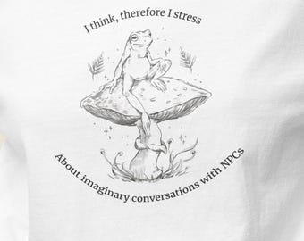 Funny Frog Cotton T-Shirt | RPG Gamer Gift | Nerdy Shirt