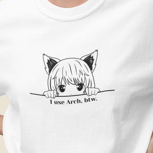 Funny Programmer Shirt | I Use Arch BTW Tee | Linux User Tee | Nerdy Coder Gift