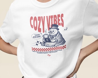 Cozy Gamer Christmas T-Shirt | Holiday Nerd Gift | Gamer Shirt