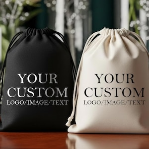 Ryggsäck med personlig logotyp/bild och dragsko, reklamväskor för företagsevenemang, specialanpassade tvätt-/skor-/smyckesväskor i bulk, presentpåsar