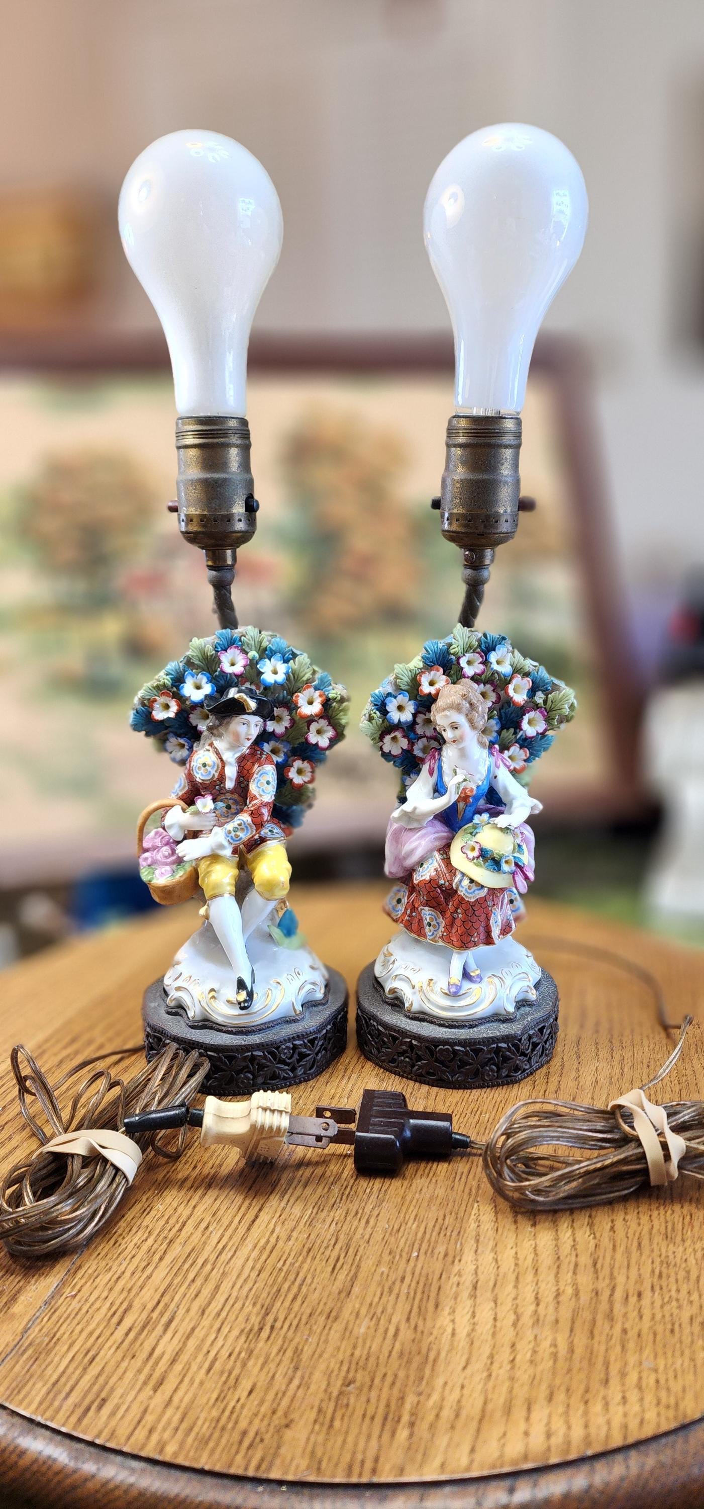 Vintage Shepherd Lamp - Etsy