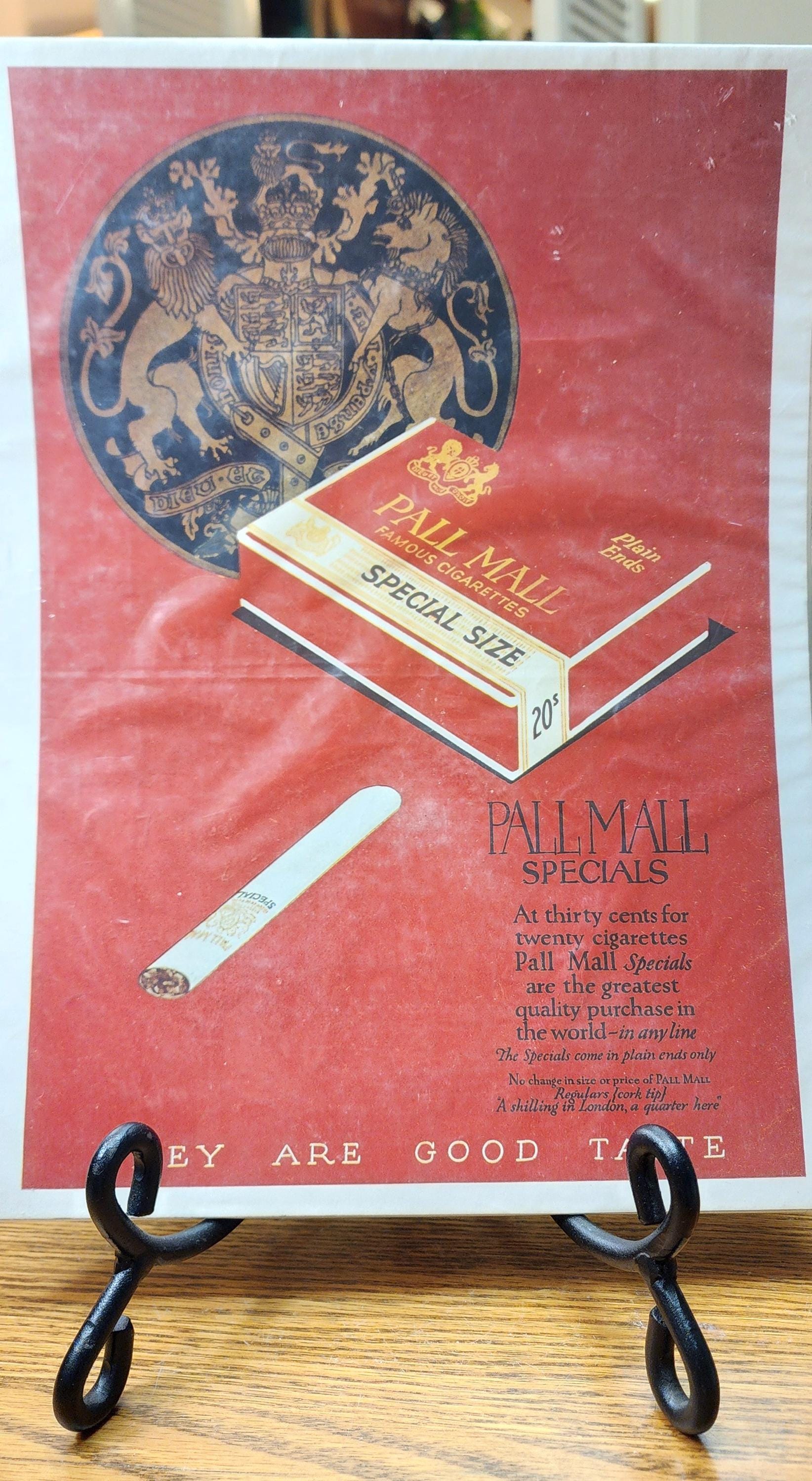 what did cigarettes look like in the 1920s Vintage 1920s Pack of Cigarettes