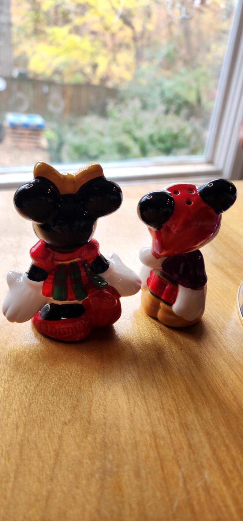 Vintage Disney Mickey and Minnie Mouse Figurine on Decorative Tin zdjęcie 10