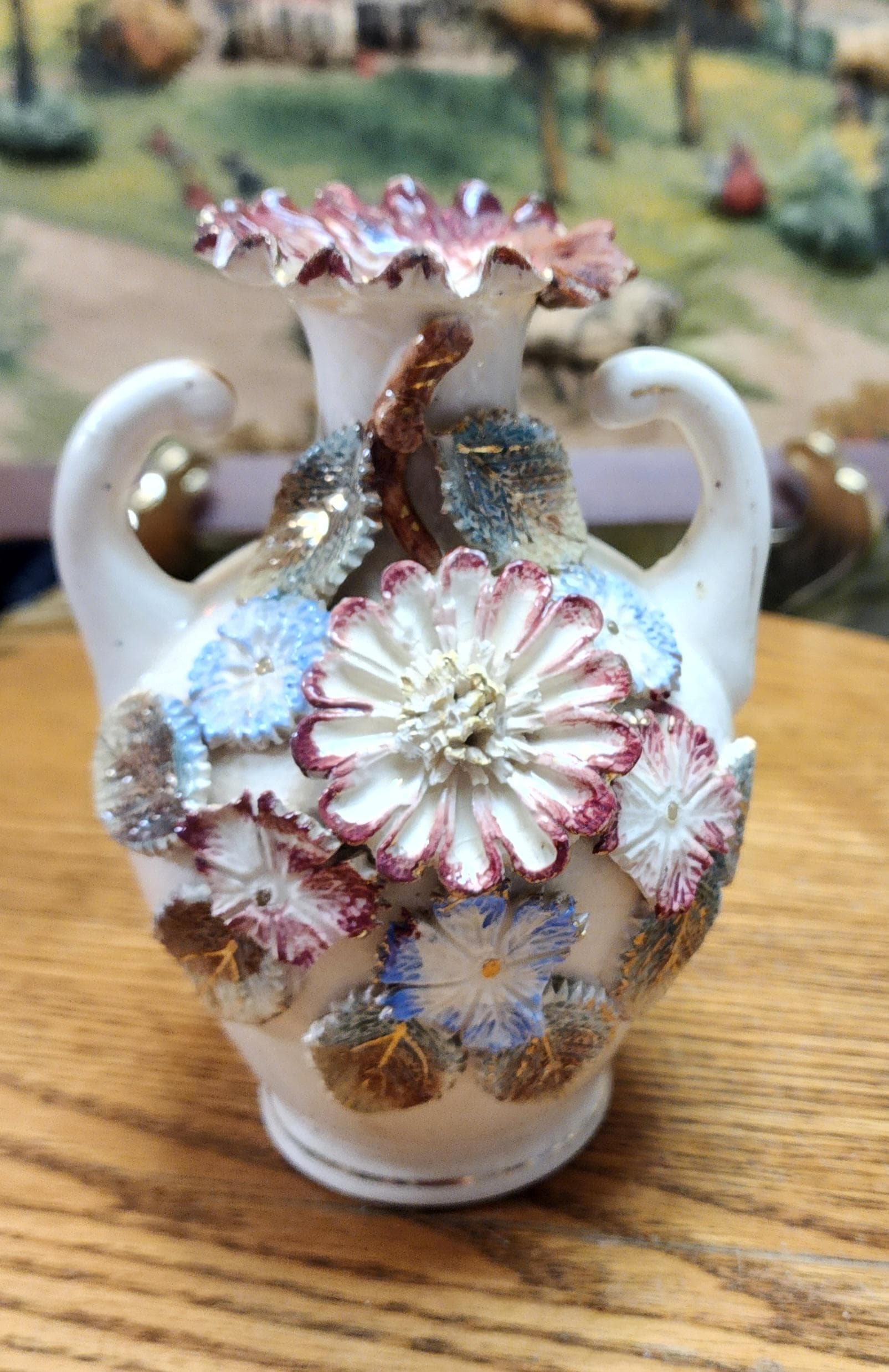 Antique Majolica Vases - Etsy