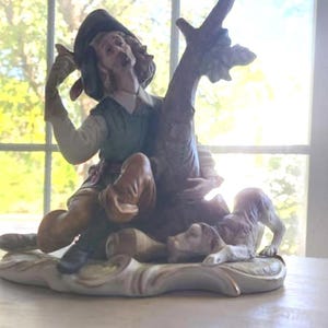 Capodimonte Man With Dog - Etsy