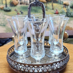 Vintage Glass Caddy - Etsy