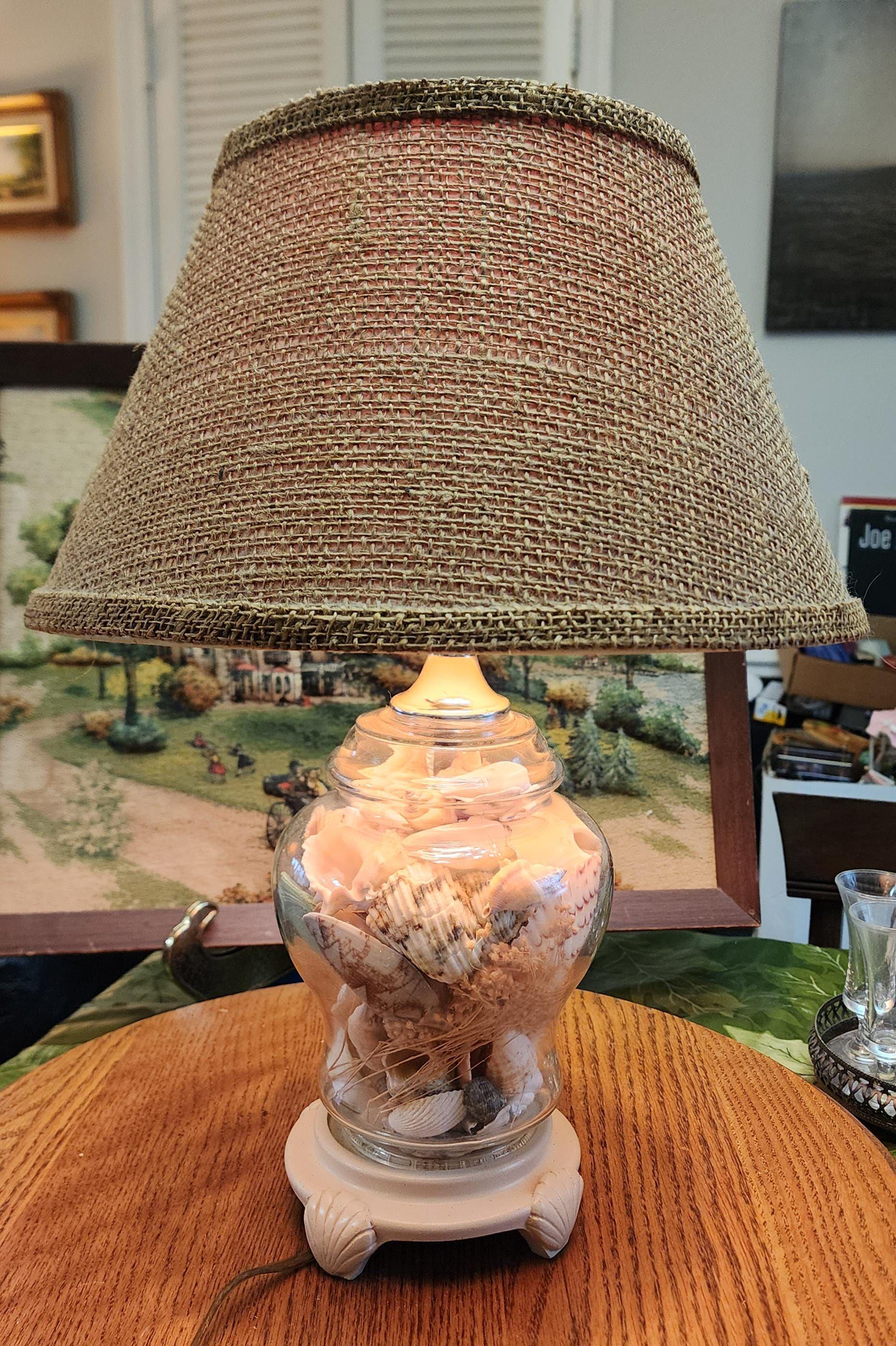ヴィンテージ シェル ランプ Vintage Shell Lamp Shade - Etsy