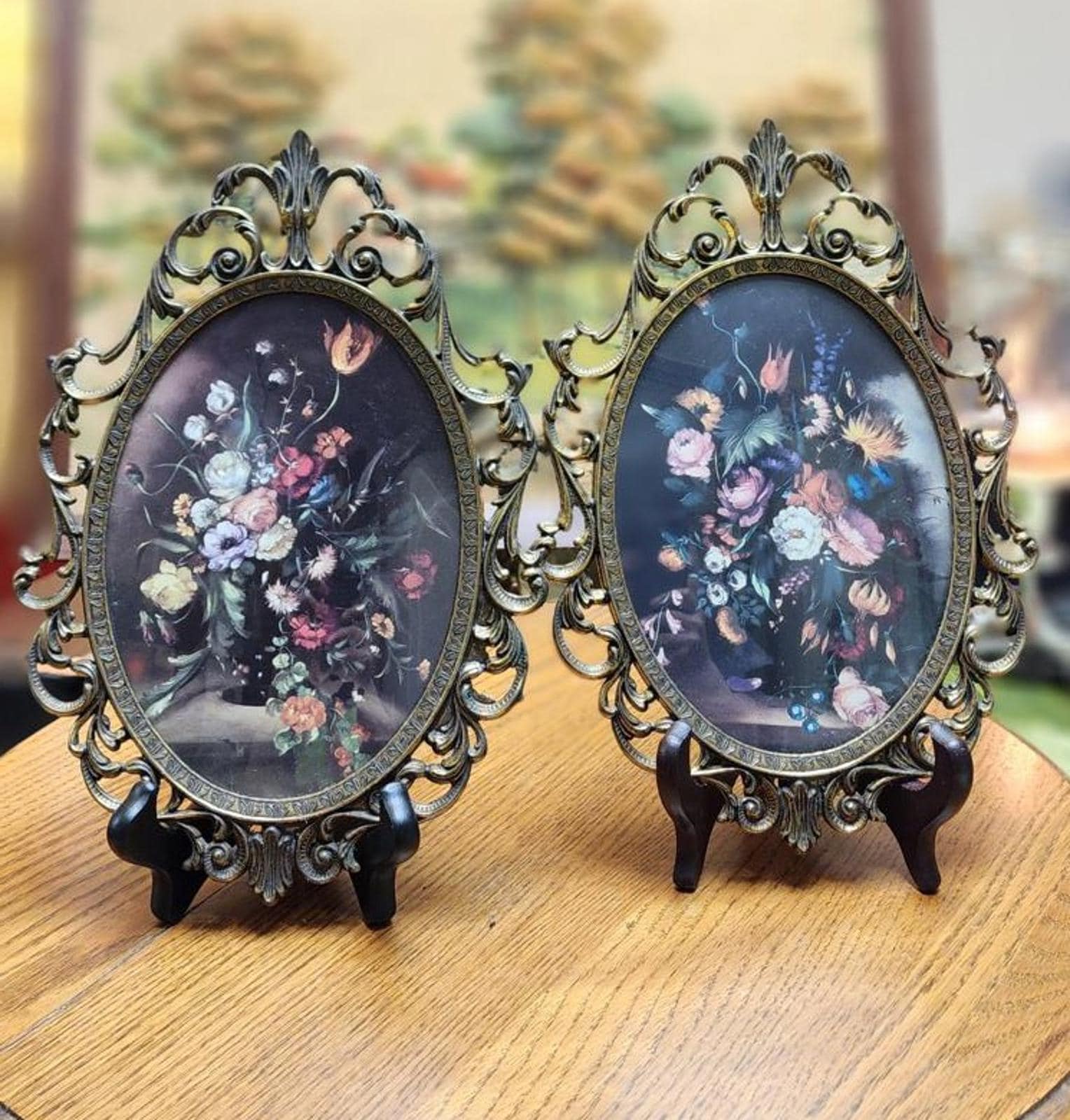 Antique Round Bubble Picture Frames - Etsy