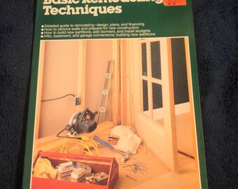 Basic Remodeling Techniques by David Edwards Vintage 1983 Paperback Ortho Books