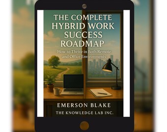 Hybrid Success Roadmap – Fillable PDF for Remote & Office Routines, Team Norms, Focus Blocks | Digital Planner