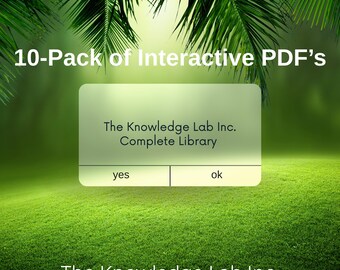 Pacote completo de biblioteca (10 pastas de trabalho preenchíveis) – Produtividade, negócios, saúde, trabalho remoto/híbrido – PDFs digitais instantâneos