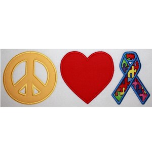 Peace Love Autism Awareness