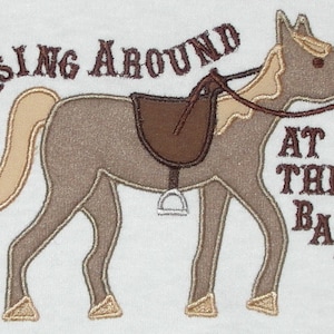 Horsing Around Horse Applique