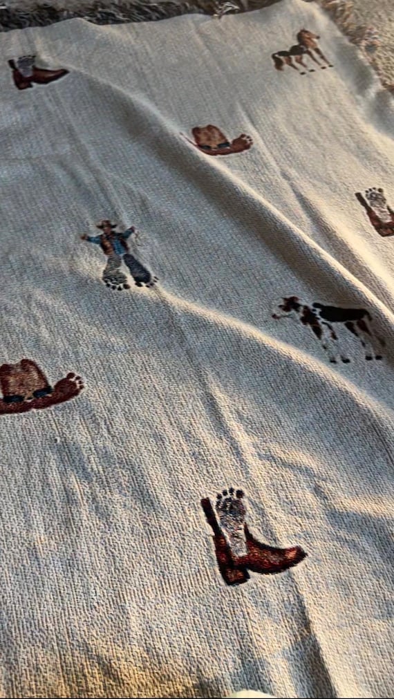 Special Collection — Custom Footprint Keepsake Blanket — Personalized Baby Blanket — Nursery Gift — Baby Shower Gift