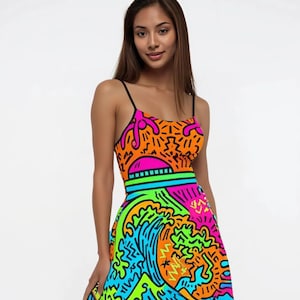 Neon Dress for Women - Etsy
