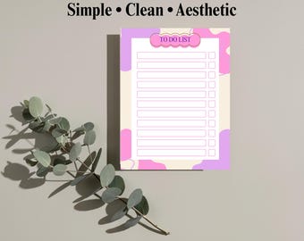 Minimal To-Do List Printable | A4 Checklist Planner (PDF)