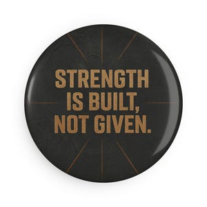 Strength Quote Magnet: Inspirational Gym Decor, Motivational Gift