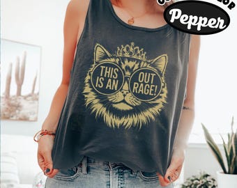 Esta es una camiseta sin mangas indignante, la princesa dona y la camiseta Mongo.