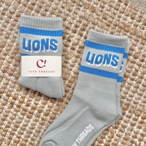 Kids Detroit Football Game Day Socks