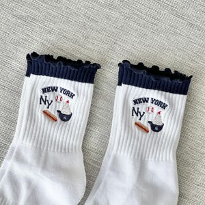 New York Baseball Women's Sock