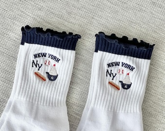 New York Baseball Women's Sock