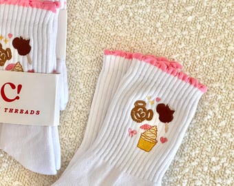 Disney Snacks Sock