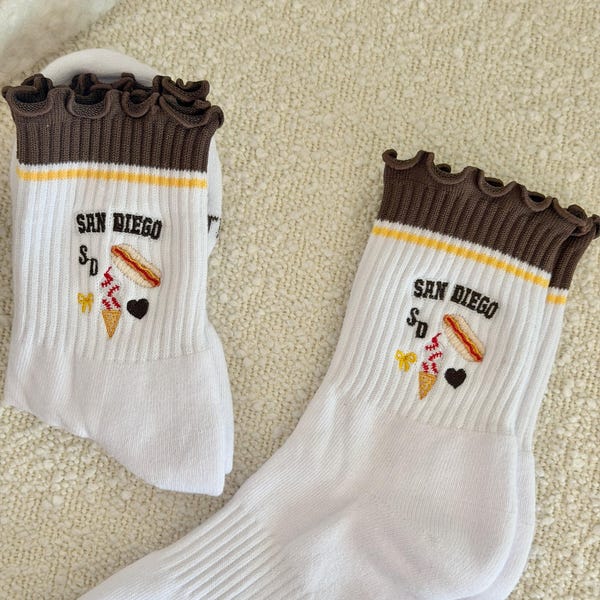 San Diego Baseball Women's Sock