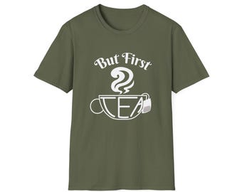 Tea Cup T-Shirt: Cozy Unisex Softstyle Tee, Tea Lover Gift