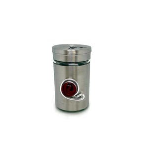 Stainless Steel Spice Shaker: Marble Beaded Kitchen Condiment