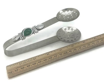 2 Pinze Spremi Bustine Di Tè In Acciaio Inox | Utensili Da Cucina Multiuso Per Filtri E Limoni - 3