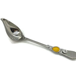 Wire Wrapped Drizzle Spoon: Stainless Steel Sauce Ladle