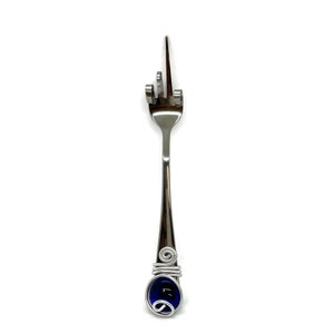 ATTITUDE OLIVE, PICKLE fork, sassy fork, charcuterie fork, cocktail fork, appetizer fork, one prong fork, hostess gift, funny fork, handmade