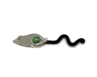 Whimsical Mouse Cheese Spreader: Stainless Steel Charcuterie Knife