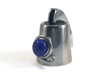 Tappo per bottiglia di vino, decorazione per bottiglia di vino, decorazione per vino, tappo con perline, decorazione per bar, regalo per hostess, amante del vino, bottiglia di vino avvolta in filo metallico, vino